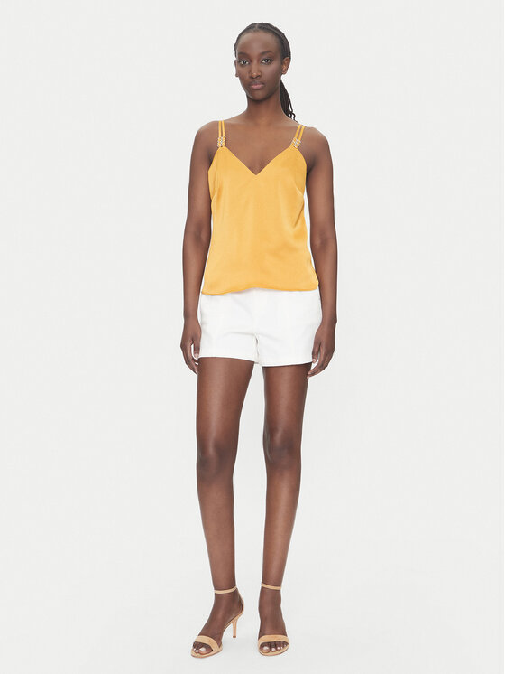 Morgan Morgan Top 242-OLAFI Giallo Slim Fit