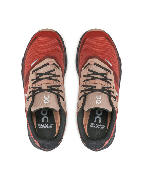 On On Buty do biegania Cloudventure Waterproof 32.99248 Bordowy