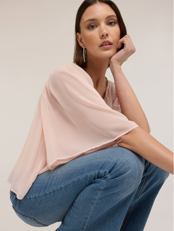 Motivi Motivi Blusa 2067W000793N006 Rosa Over Fit