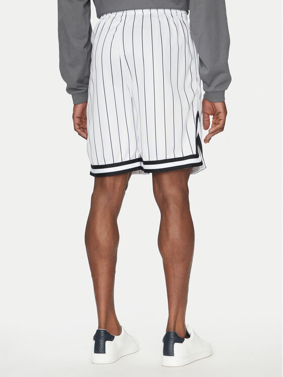 Karl Kani Karl Kani Sportske kratke hlače Small Signature 6014921 Bijela Relaxed Fit
