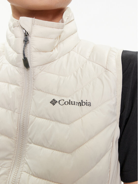 Columbia Columbia Bezrękawnik Powder Pass™ 1832222 Écru Regular Fit