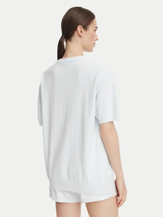 Guess Guess T-Shirt O6BR03 Z1145 Světle modrá Regular Fit