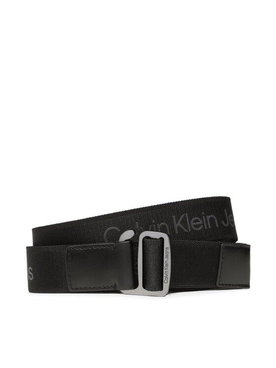 Curea pentru Bărbați Calvin Klein Jeans Slider Logo Webbing 35Mm K50K510153 Negru