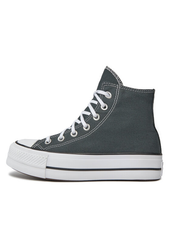 Converse kaki et sales noir