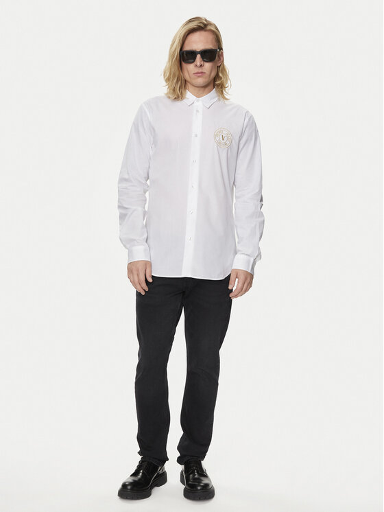 Versace Jeans Couture Versace Jeans Couture Πουκάμισο 76GALYS2 Λευκό Regular Fit