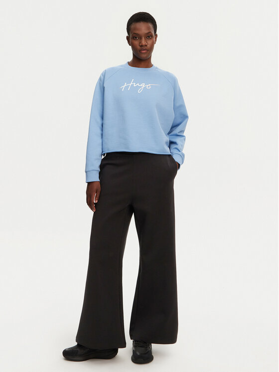 HUGO HUGO Mikina Darace 50534271 Modrá Relaxed Fit
