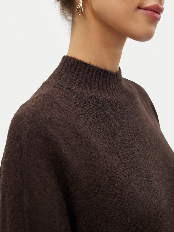 Vero Moda Vero Moda Džemper Plaza 10290784 Smeđa Loose Fit