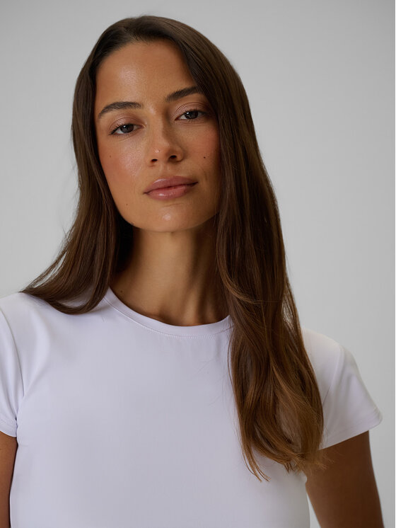 4F 4F T-Shirt COMMERCIAL Biały Slim Fit