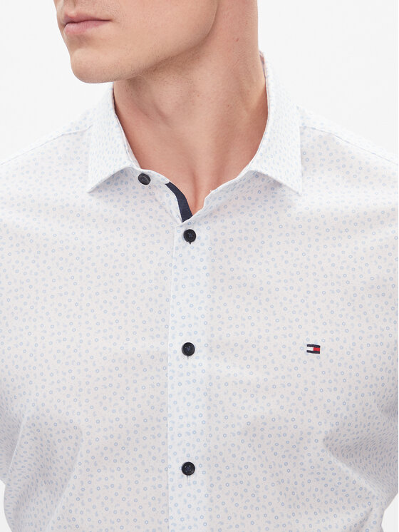 Tommy Hilfiger Tommy Hilfiger Koszula MW0MW33836 Niebieski Slim Fit