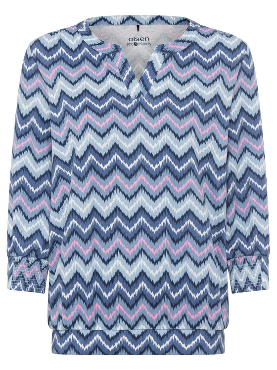 Olsen Olsen Bluse 11105043 Blau Regular Fit