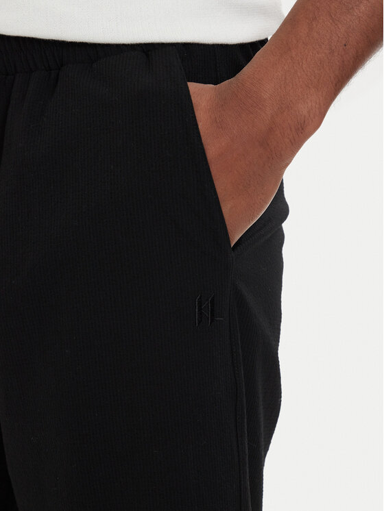 KARL LAGERFELD KARL LAGERFELD Szorty sportowe 265701 562034 Czarny Regular Fit