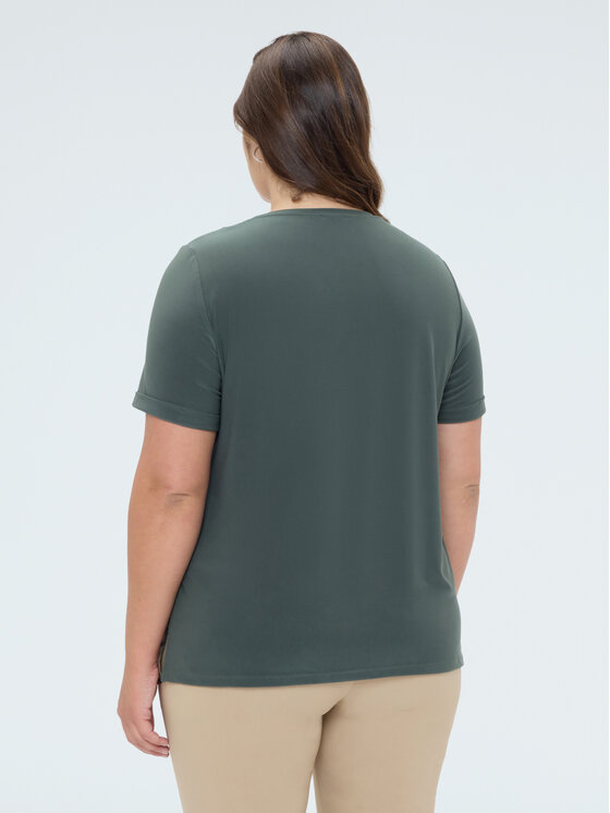 Fiorella Rubino Fiorella Rubino T-Shirt G07WL009070N035 Zielony Regular Fit