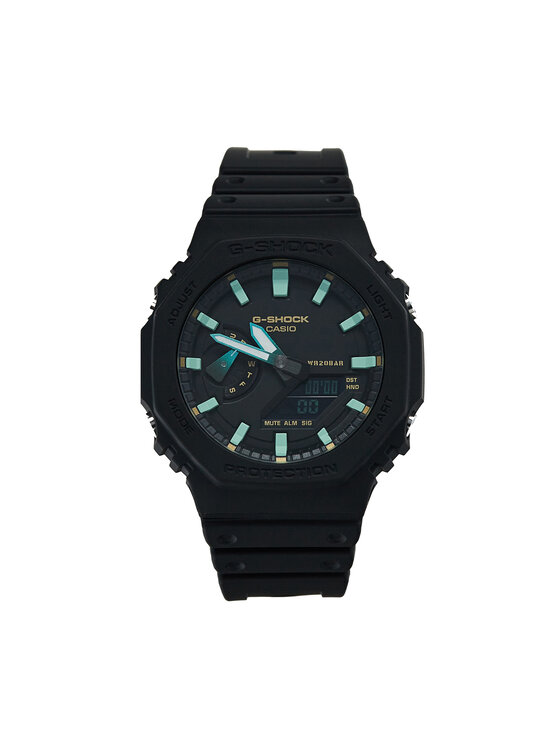 G-Shock Zegarek GA-2100RC-1AER Czarny