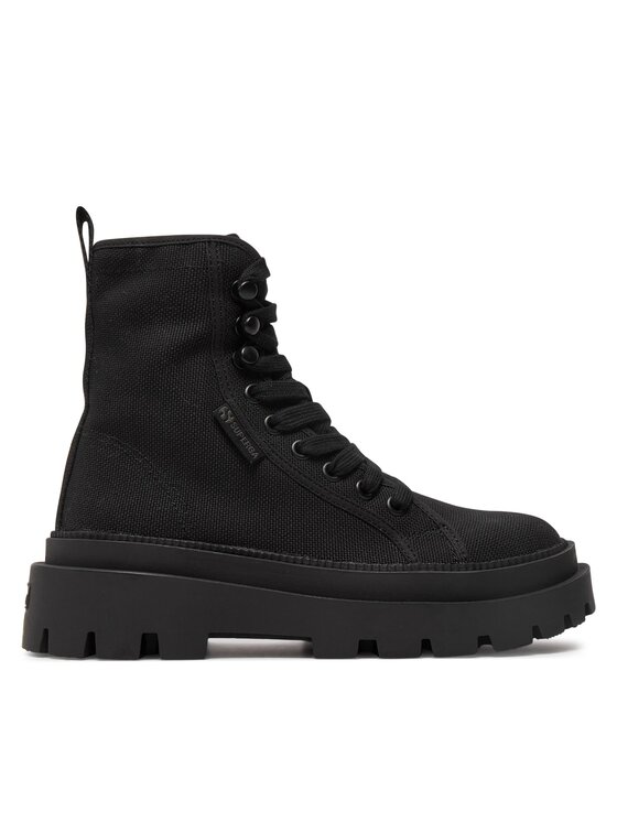 Superga Superga Schnürstiefeletten Alpina Apex High 3051 S1171QW Schwarz