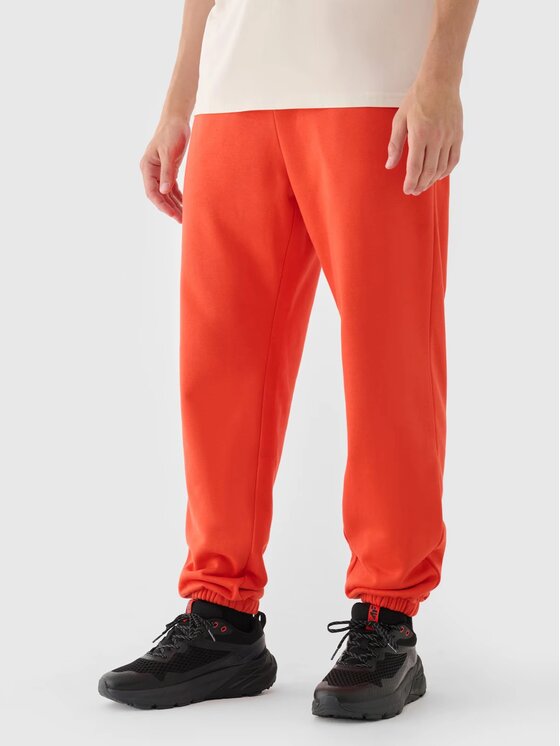 4F 4F Pantaloni da tuta 4FWMM00TTROM1140-62S Rosso Regular Fit