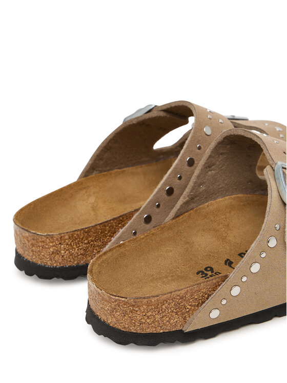Birkenstock Birkenstock Pantoletten Arizona Rivet 1031708 D Beige