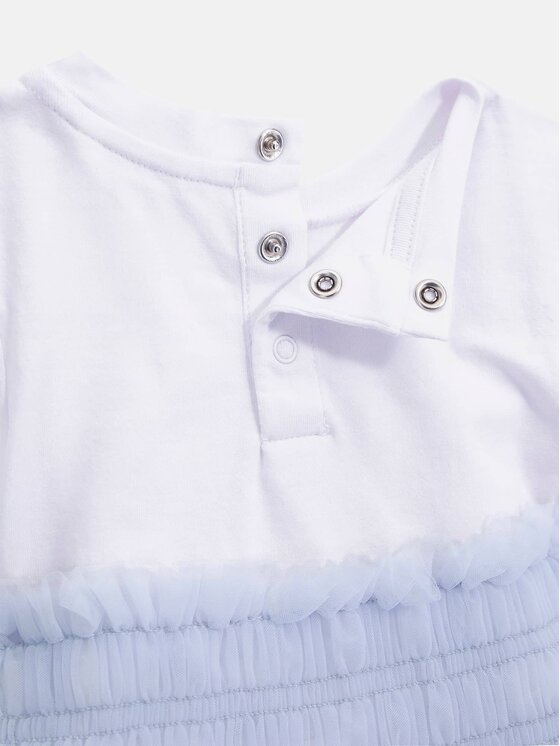 Guess Kids Guess Kids Každodenní šaty 171961 Bílá Classic Fit