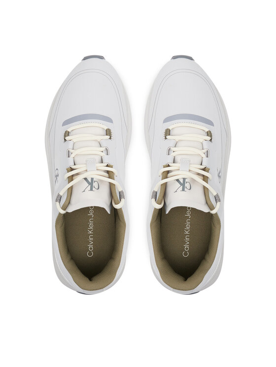Calvin Klein Jeans Calvin Klein Jeans Снікерcи Athleisure Runner Tech Ripstop YM0YM01205 Écru