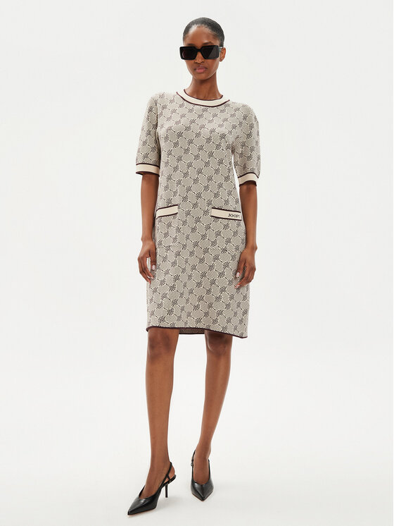 JOOP! JOOP! Džemper haljina 58 JW243KN316 30042805 Bež Regular Fit