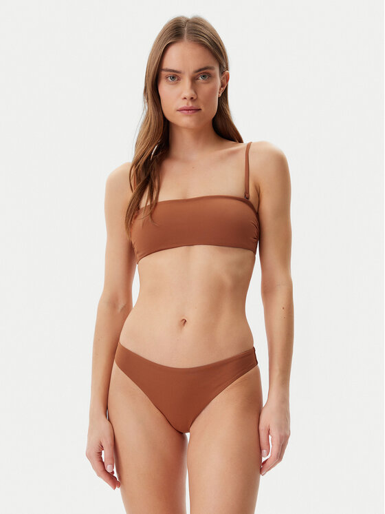 Calvin Klein Swimwear Calvin Klein Swimwear Spodný diel bikín KW0KW02705 Hnedá