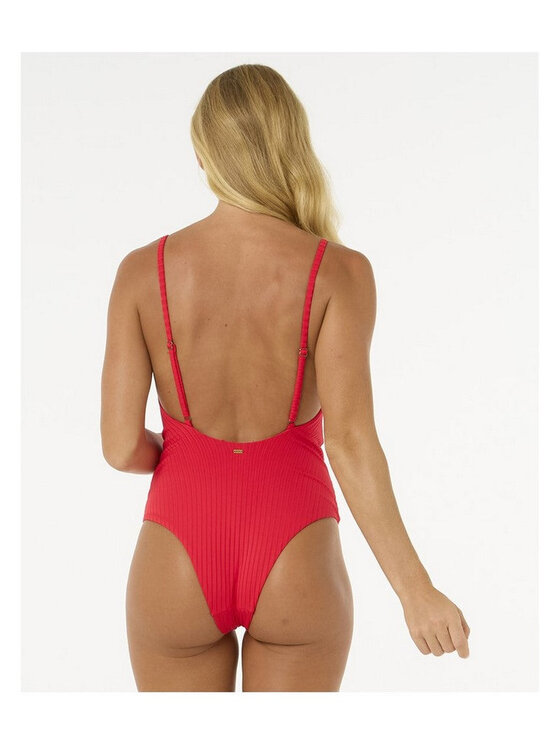 Rip Curl Rip Curl Strój kąpielowy Premium Surf Cheeky 1Pc Czerwony