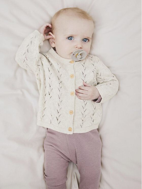 NAME IT NAME IT Strickjacke 13233051 Beige Regular Fit