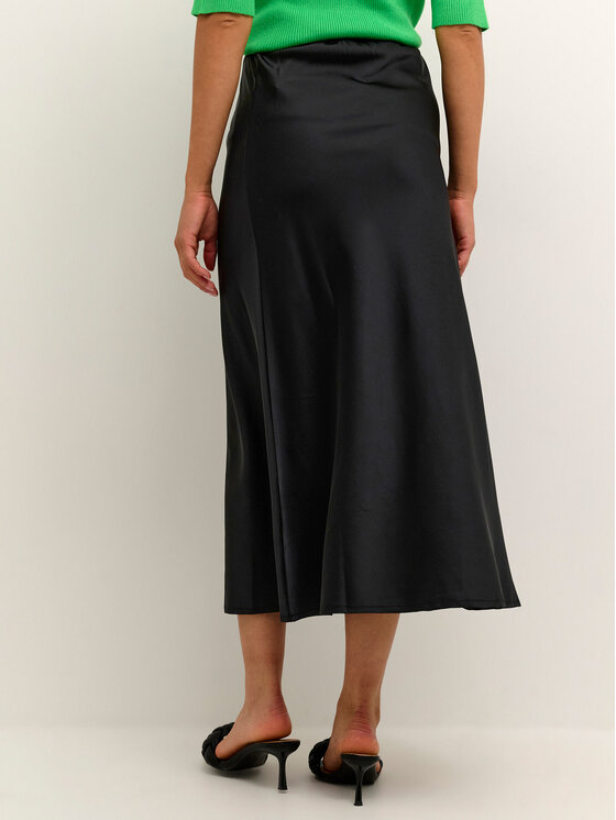 Kaffe Kaffe Миди пола Sasmina 10507456 Черен Regular Fit