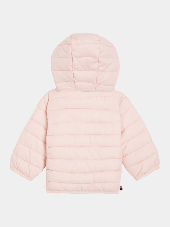 Tommy Hilfiger Tommy Hilfiger Kurtka przejściowa Monotype Tape KN0KN01722 Różowy Regular Fit