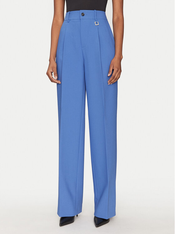 JOOP! Pantaloni di tessuto 58 P58Peggy 10017927 30044822 Blu Loose Fit, taglia : 42