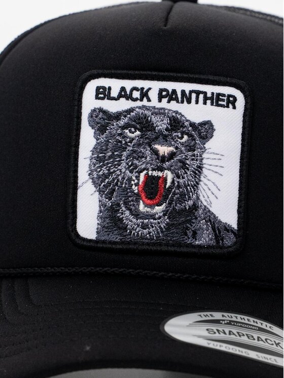 MyStars MyStars Czapka z daszkiem Czapka Z Daszkiem Trucker Czarna z Czarną Panterą MyStars Black Panther uni Czarny
