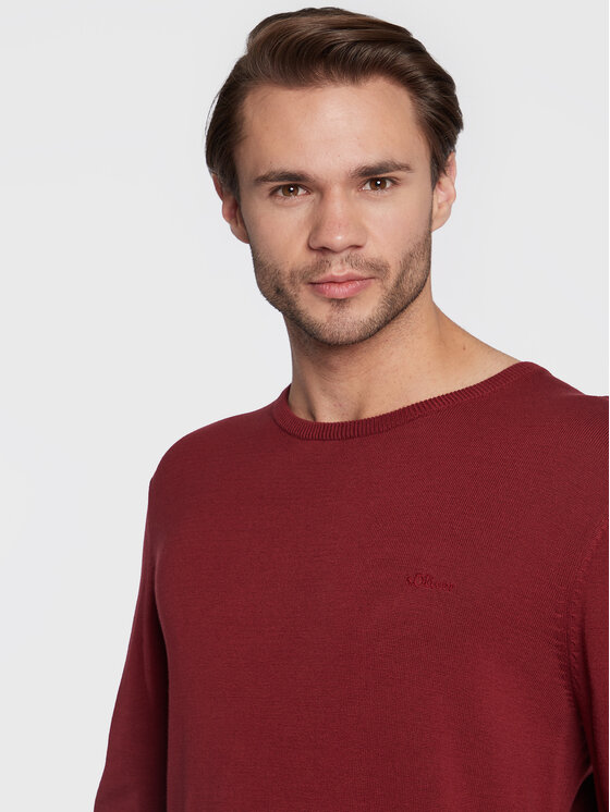 s.Oliver s.Oliver Pulover 2040664 Rdeča Regular Fit
