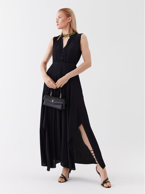 Patrizia Pepe Patrizia Pepe Hétköznapi ruha 2A2575/A8I1-K103 Fekete Regular Fit
