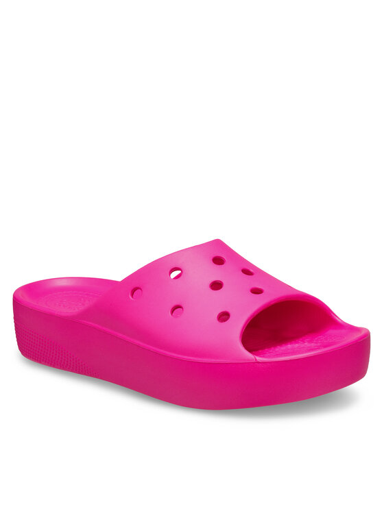 Crocs Crocs Klapki Classic Platform Slide 208180 Różowy