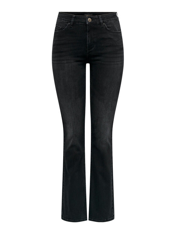 ONLY ONLY Džinsi 15286686 Melns Flared Fit