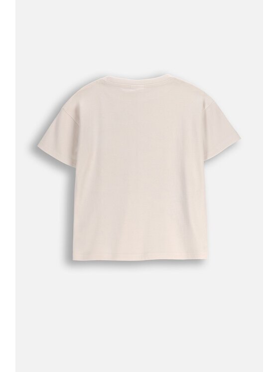Coccodrillo Coccodrillo T-Shirt ZC5143201FGJ-003 Écru Regular Fit