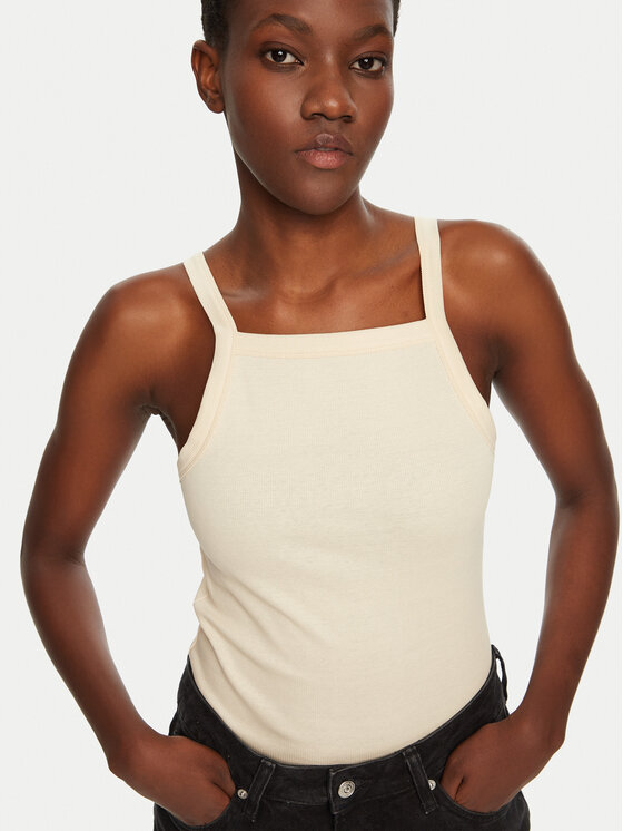IVY OAK IVY OAK Top Klara Rose IO1100X2362 Beżowy Slim Fit