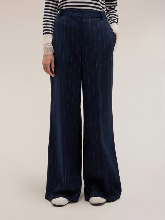 Motivi Motivi Pantaloni di tessuto P07CQ004949N0Z4 Blu Over Fit