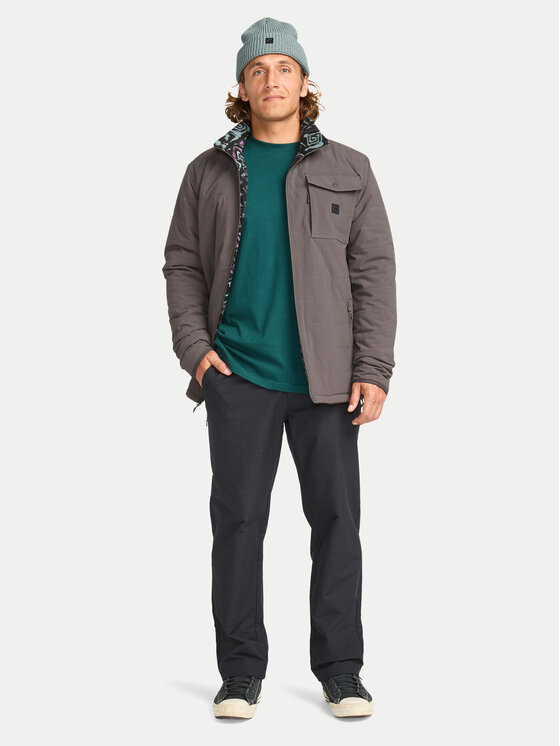 Billabong Billabong Demisezoninė striukė Unwind Revo EBYJK00124 Pilka Regular Fit