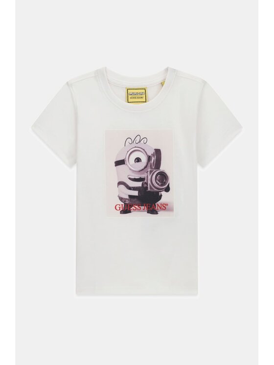 Guess Kids Guess Kids T-Shirt 183592 Biały Classic Fit