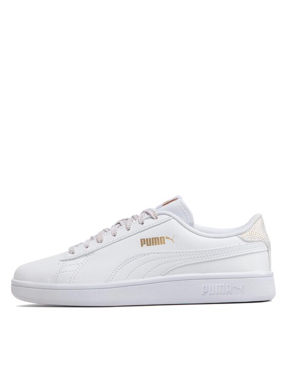 Puma Puma Sneakersy Smash v2 Metallics Jr 386197 01 Biały