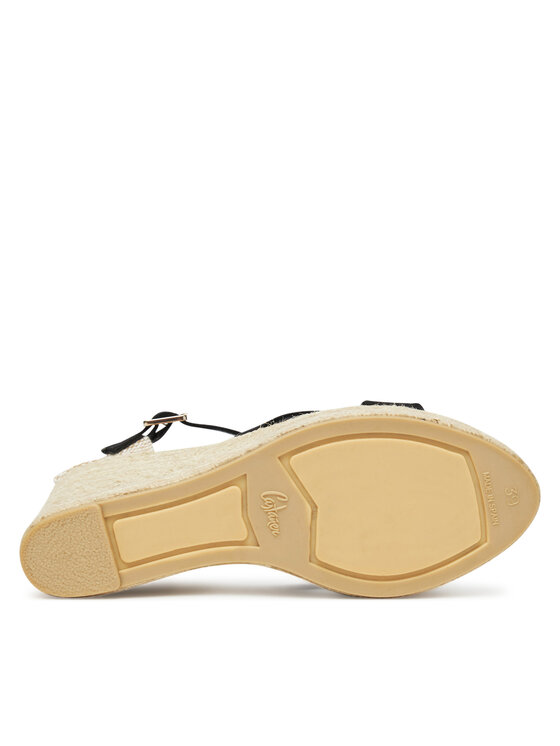 Castañer Castañer Espadryle Bruna/8ED/001025761 Czarny