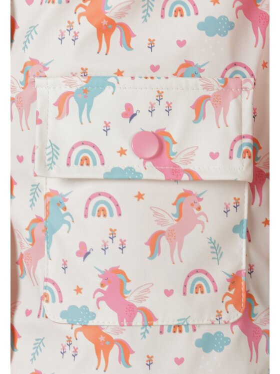 minoti minoti Kurtka przeciwdeszczowa C5509 Écru Regular Fit