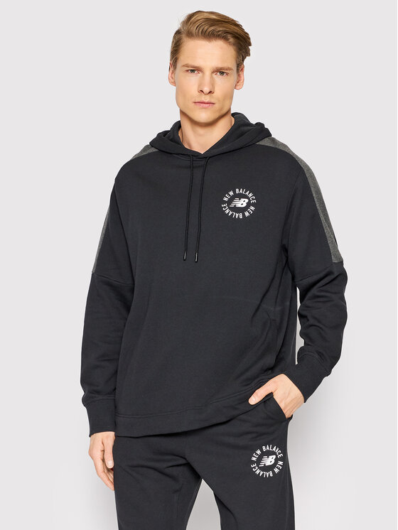 New Balance New Balance Суитшърт Seasonal MT21900 Черен Relaxed Fit