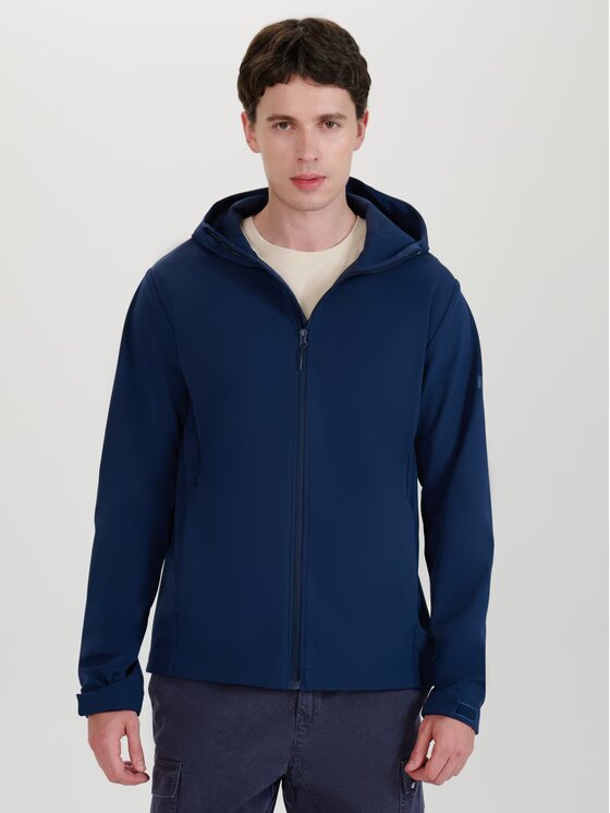 4F 4F Μπουφάν Softshell 4FWSS25TSOFM324-30S Μπλε Regular Fit