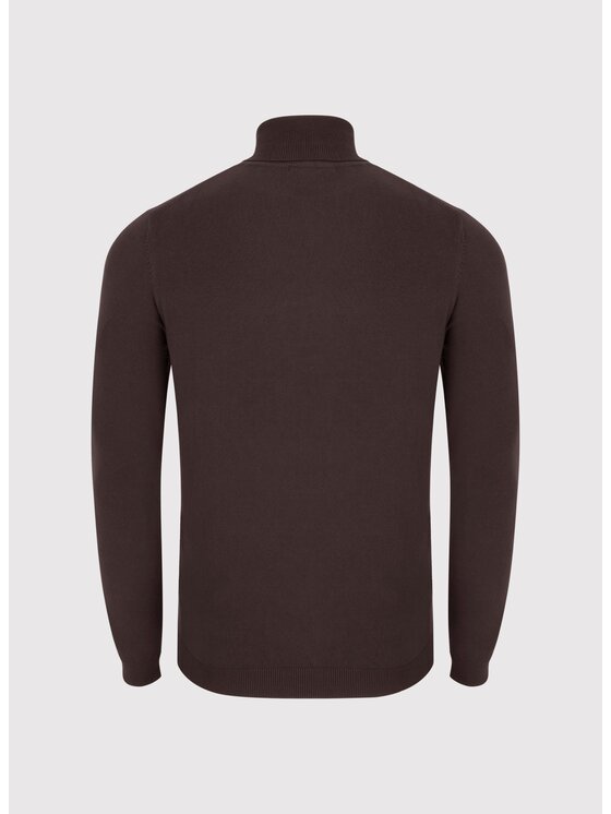 Pako Lorente Pako Lorente Golf P24WF-2X-010 Brązowy Classic Fit