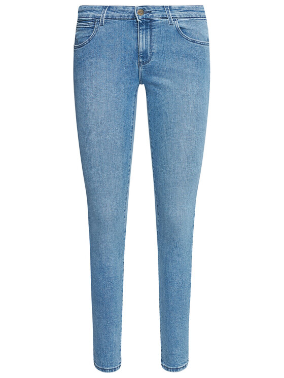 Wrangler Wrangler Джинси W28KKR29G 112128293 Голубий Skinny Fit