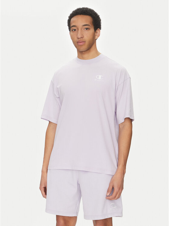 Champion Champion T-shirt 221257 Ljubičasta Regular Fit