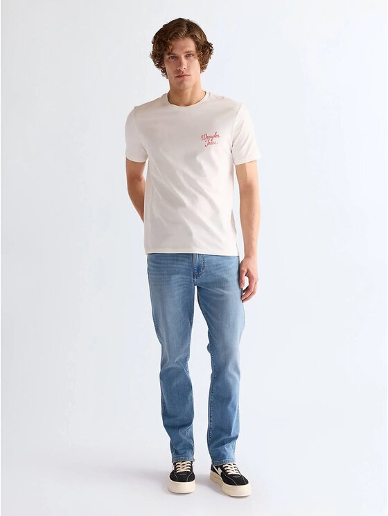 Wrangler Wrangler Jeansy LARSTON Niebieski Slim Fit