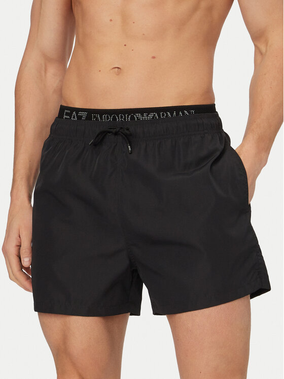 EA7 Emporio Armani EA7 Emporio Armani Шорти для плавання 7M001689 AF21074 UC001 Чорний Regular Fit