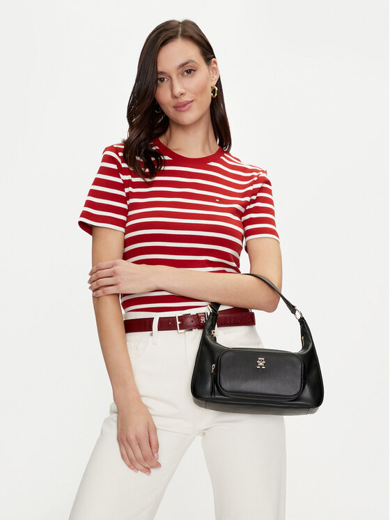 Tommy Hilfiger Tommy Hilfiger Käekott Soft Utility Shoulder Bag Pu AW0AW16711 Must